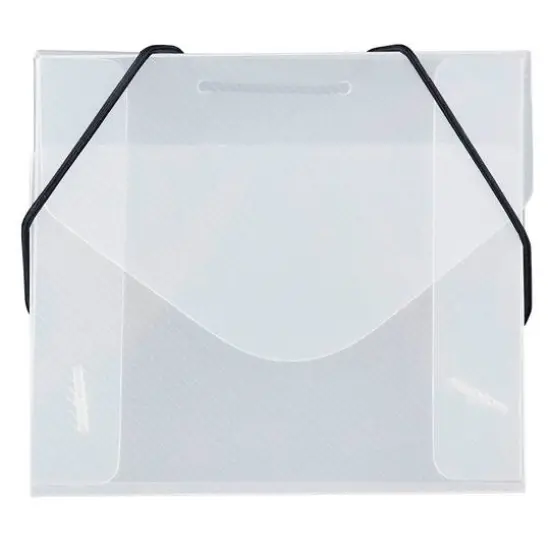 JAM Paper Clear CD Size Plastic Portfolio {1}