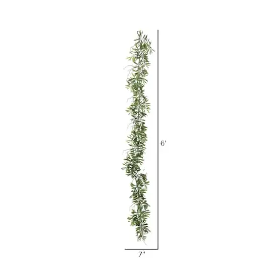 6ft. Green Olive Hill Garland {3}