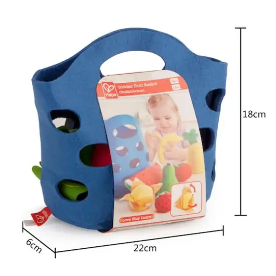 Hape Toddler Fruit Basket Kitchen Food Playset {3}