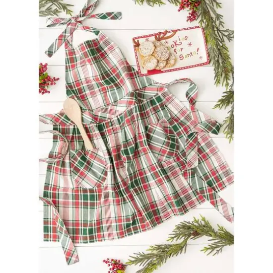 DII&reg; Yuletide Plaid Apron {10}