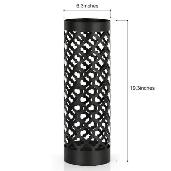 NEX&trade; Metal Umbrella Stand Rack Black {4}