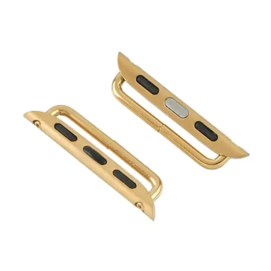 Gold Smart Watch Strap Connectors, 4ct. by Bead Landing&trade; {3}