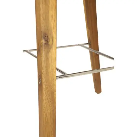 Gray Wood Modern Bar Stool {12}