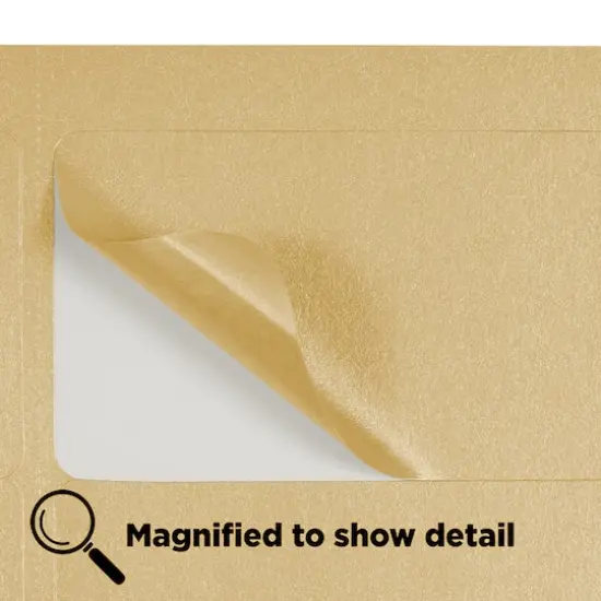 JAM Paper Standard Address Labels, 120ct. Gold Metallic {6}