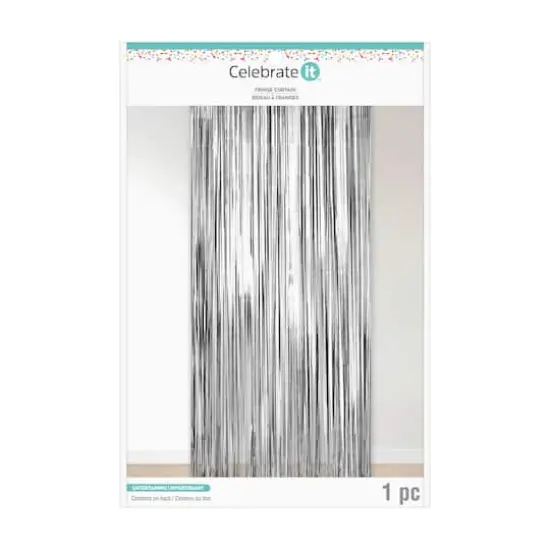 Silver Fringe Curtain by Celebrate It&trade; {1}