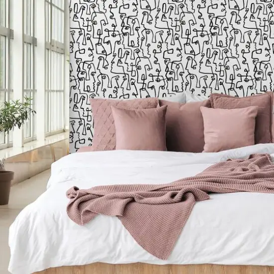 Surface Style Gestures Peel & Stick Wallpaper Ink {8}