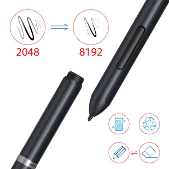 XPPen 8" x 5" Star 05 Wireless Graphics Drawing Tablet {5}