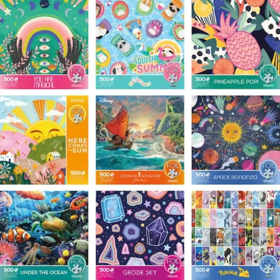 Assorted Foil 500 Piece Puzzle {1}