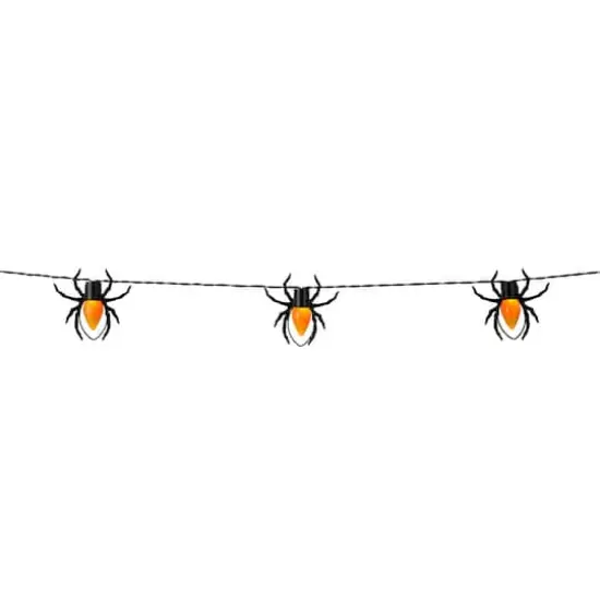 10ct. Warm White LED Metal Spider Icon String Lights by Ashland&reg; {3}