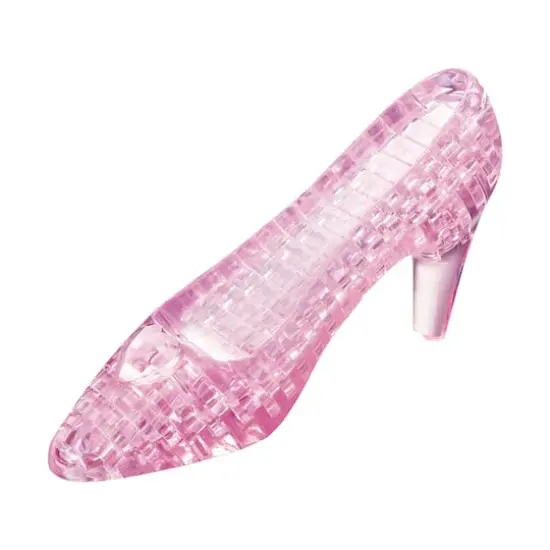 Original 3D Crystal Puzzle&trade; Pink Slipper 44 Piece Puzzle {1}