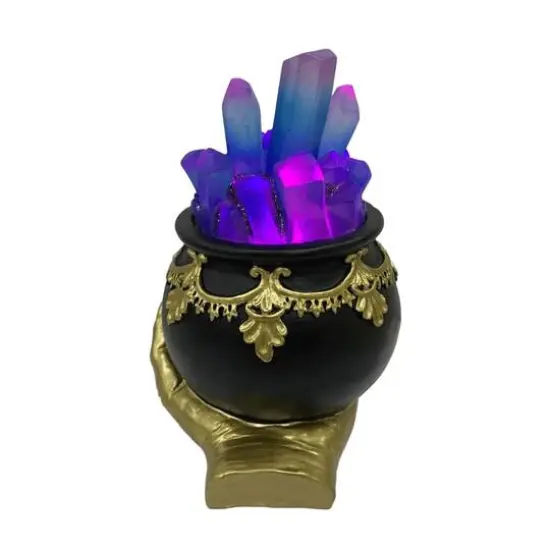 8" LED Cauldron Tabletop D&eacute;cor by Ashland&reg; {4}