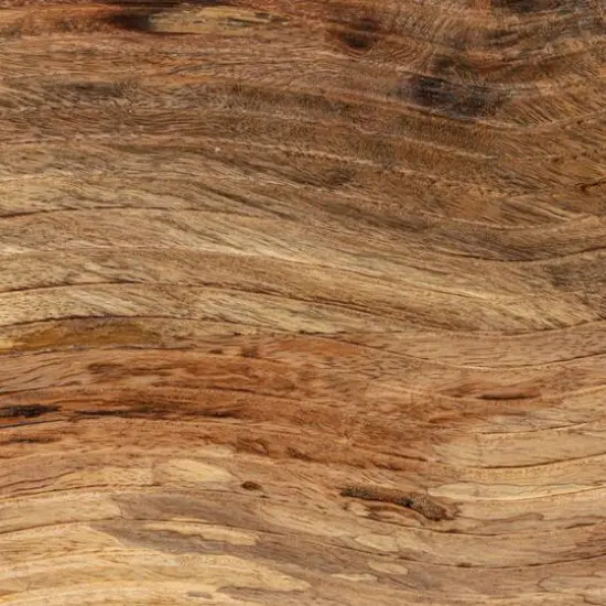 Hello Honey&reg; 16" Walnut Finish Grooved Mango Wood Cheese & Cutting Board {5}