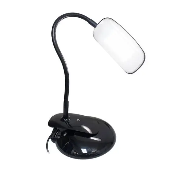 Simple Designs Flexi LED Rounded Clip Light Black {3}