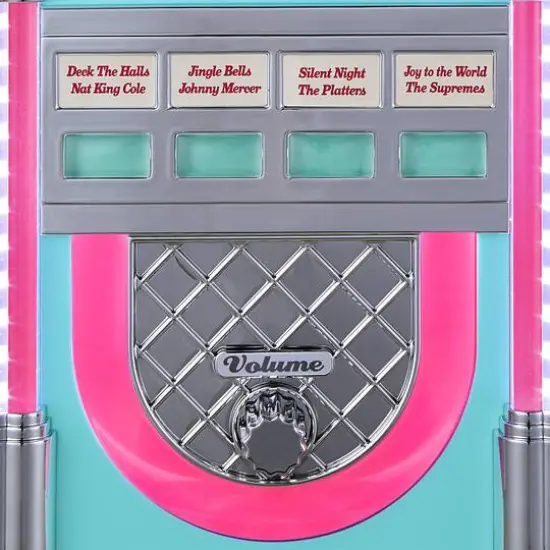 9" Teal Retro Jukebox {7}
