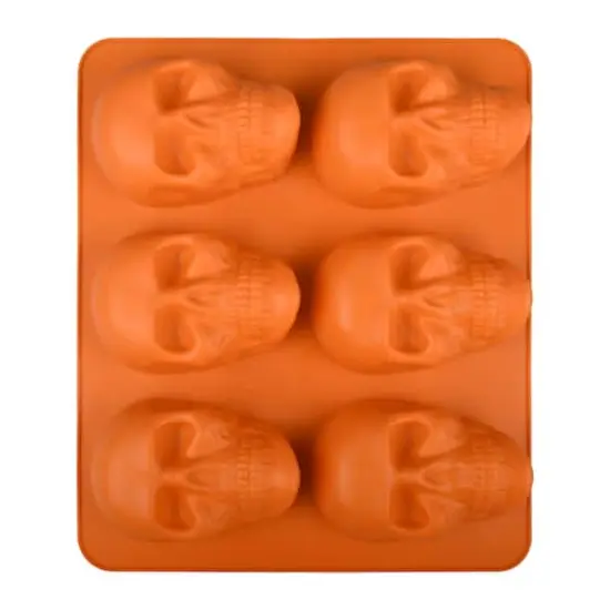 Skull Silicone Cakelette Mold by Makery&trade; {1}