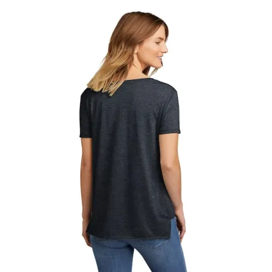 Next Level Women's Festival Scoop Neck T-Shirt Antique Denim {6}