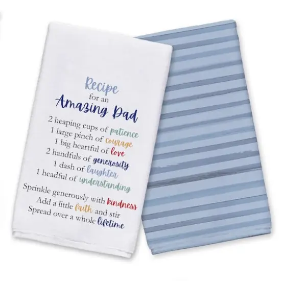 Recipe for an Amazing Dad Tea Towel Set {1}