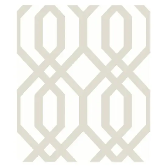 RoomMates Gazebo Lattice Peel & Stick Wallpaper Taupe {1}