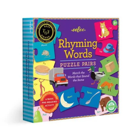 eeBoo Rhyming Puzzle Pairs {1}