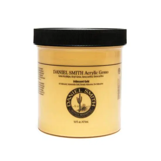 Daniel Smith Iridescent Gold Acrylic Gesso {1}