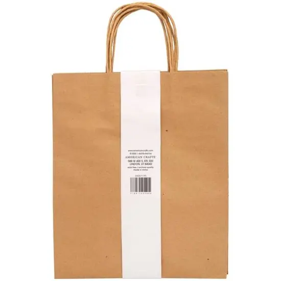 American Crafts&trade; Fancy That Large Kraft Gift Bags, 4ct. {3}