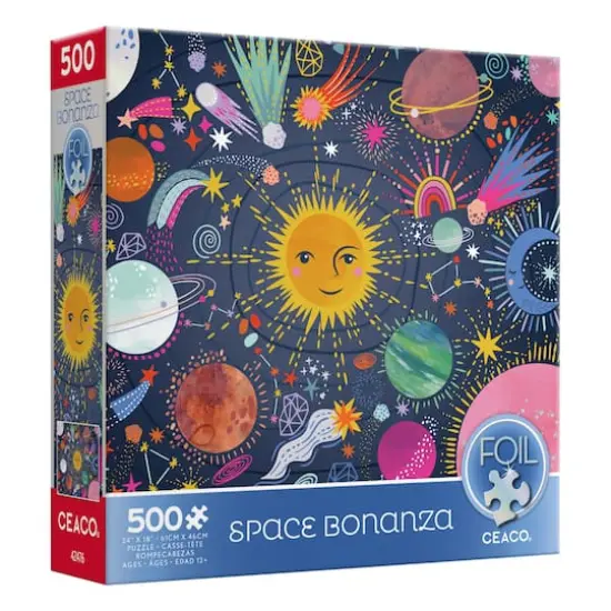 Assorted Foil 500 Piece Puzzle {3}
