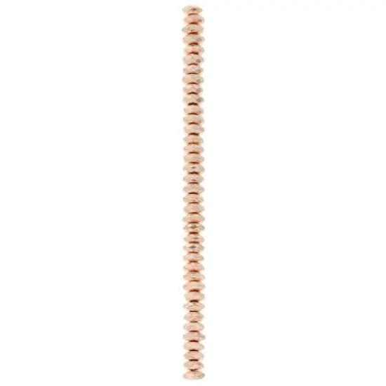 Rose Gold Hematite Lentil Beads, 8mm by Bead Landing&trade; {5}