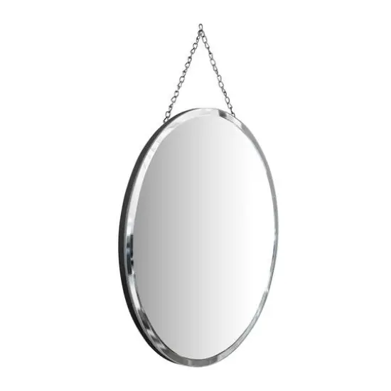 Hello Honey&reg; Round Frameless Wall Mirror with Decorative Chain {3}