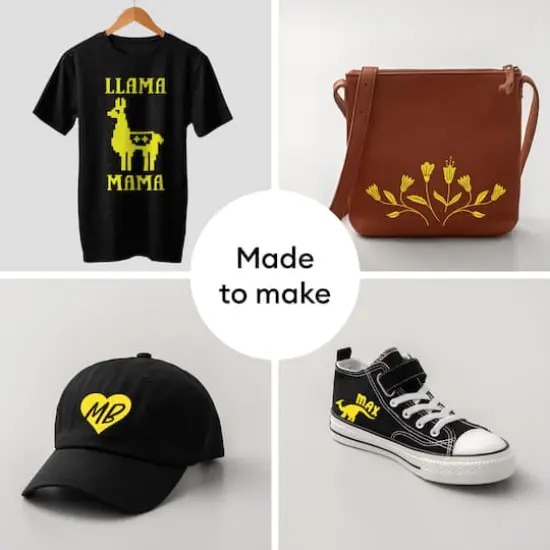 Cricut&reg; 12" x 24" Iron-On Neon Yellow {5}