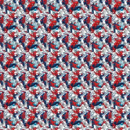 Marvel&reg; Spider-Man Geo Packed Cotton Fabric {1}