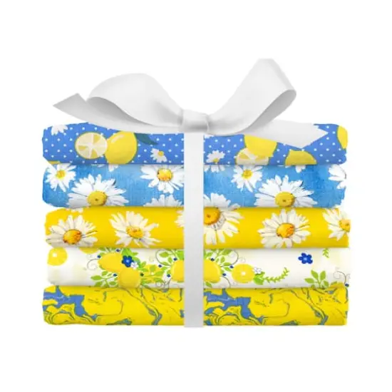 SINGER Daisy And Lemon 100% Cotton 5 Pieces Bundle {1}