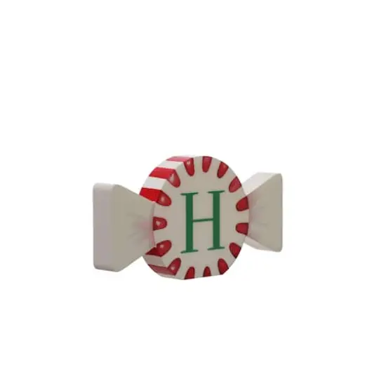 8" Candy Monogram Tabletop D&eacute;cor by Ashland&reg; H {3}