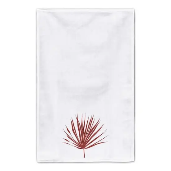 Terracota Palm Leaf 16" x 25" Tea Towel Set of 2 {5}