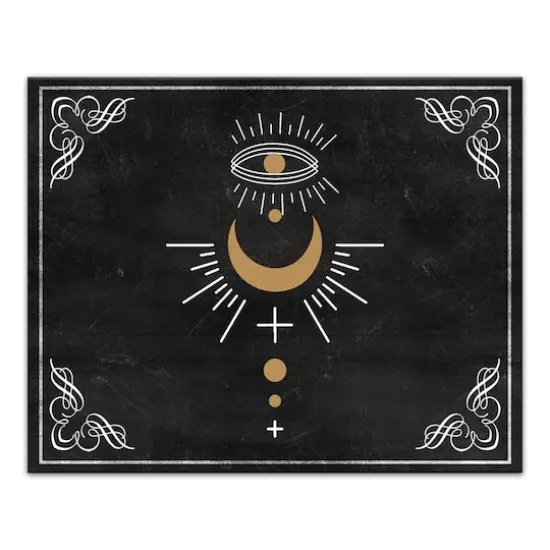 Eye Moon Boarder 8 16" x 20" Canvas Wall Art {1}