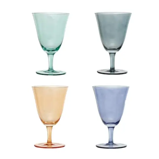 Hello Honey 8oz. Stemmed Wine Glass Set, 4ct. {1}