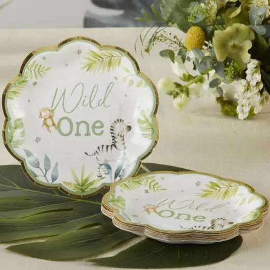 Kate Aspen 7" Safari Baby Premium Paper Plates Set, 16ct. {7}