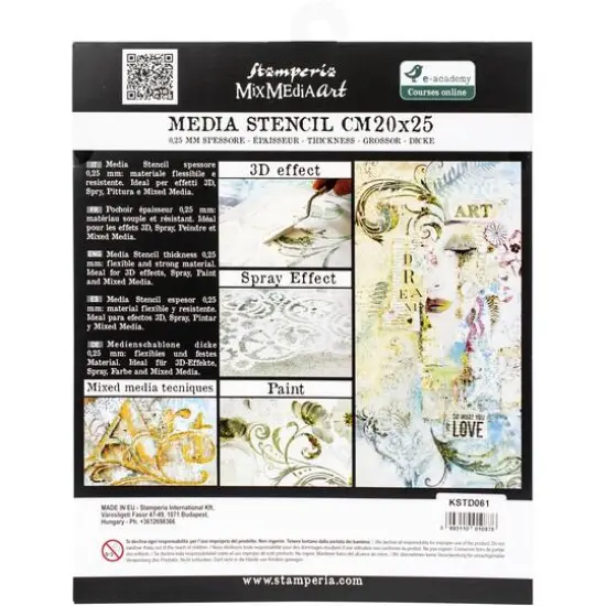 Stamperia Calligraphy Alphabet & Numbers Stencil {3}