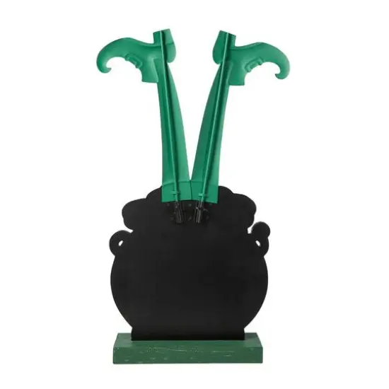 Glitzhome&reg; 24" Wooden St. Patrick's Leprechaun Pot of Gold Porch D&eacute;cor {7}