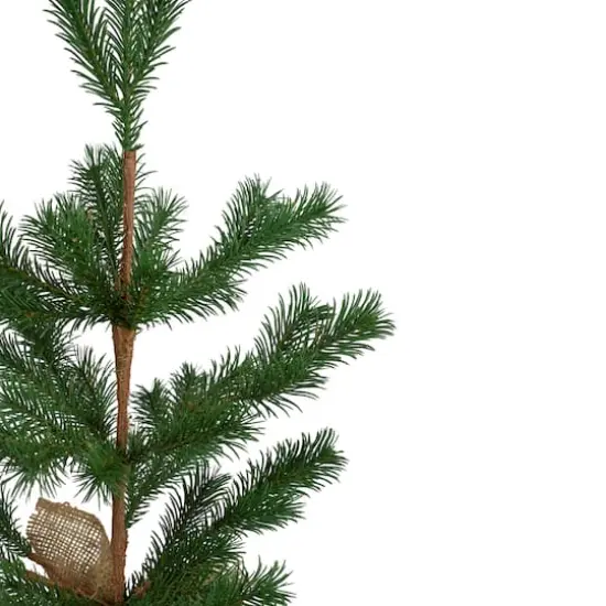 2ft. Unlit Ponderosa Pine Artificial Christmas Tree in Burlap Base {4}