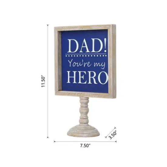 Glitzhome&reg; 11.5" Father's Day Table D&eacute;cor {9}