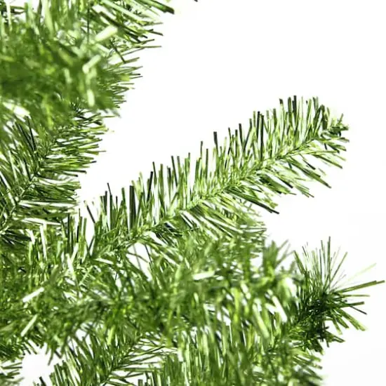 3ft. Unlit Green Tinsel Pine Twig Artificial Christmas Tree {3}