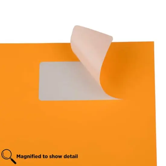JAM Paper Standard Mailing Return Address Labels Neon Orange {6}