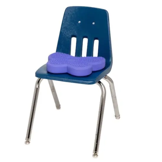 Bouncyband&reg; Purple Butterfly Wiggle Seat Sensory Cushion {4}