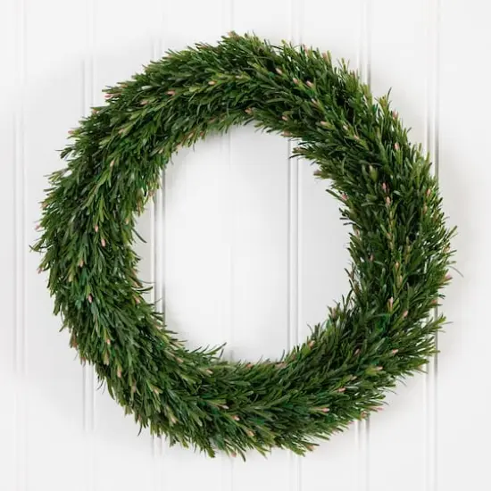24" Rosemary Artificial Wreath {6}