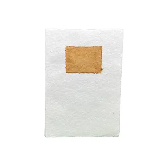 Lama Li Codex Soft Cover Handmade Journal, 5.9" x 8.3" Pure White Cotton {1}