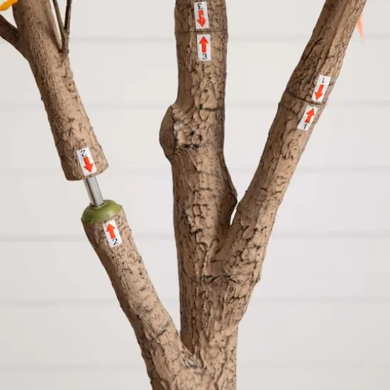 9ft. Potted Artificial Autumn Maple Tree {8}