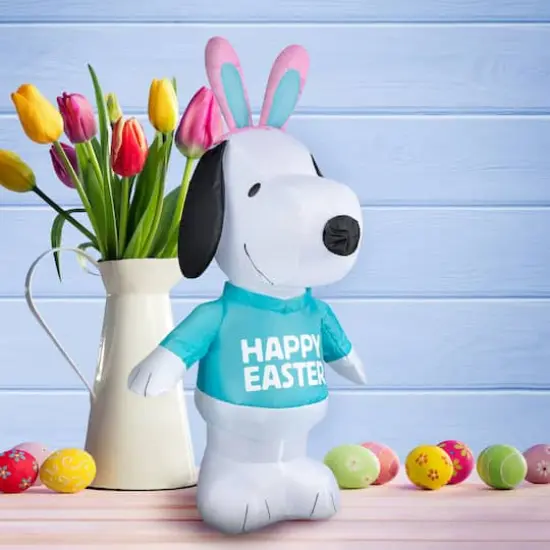19'' Airblown&reg; Inflatable Easter Snoopy {3}