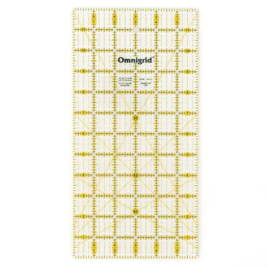 Omnigrid&reg; 6" x 12" Rectangle Quilting & Sewing Ruler {1}
