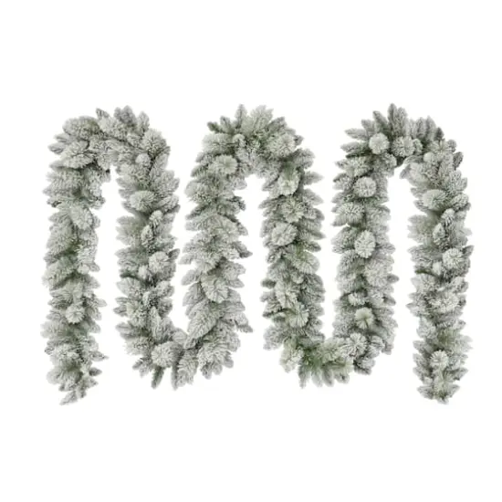 20ft. Flocked Spruce Garland {1}