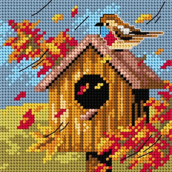 Orchidea Four Seasons - Autumn Gobelin Canvas Cross Stitch Kit {1}